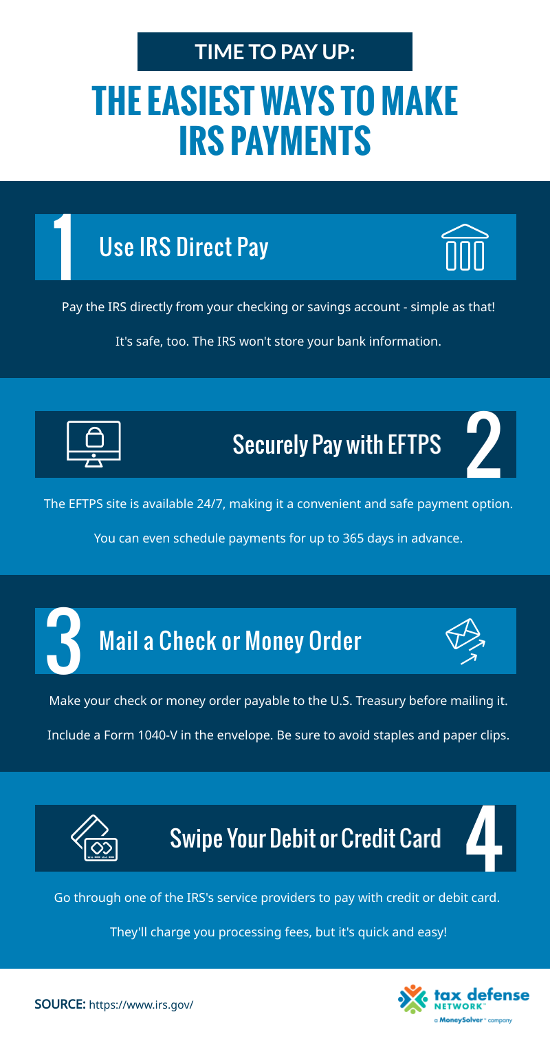 How To Make IRS Payments On Your Tax Bill